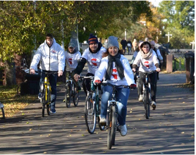 Велпробег на набережной Велопробег на набережной