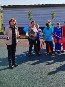 Открытие спортплощадки Открытие спортплощадки